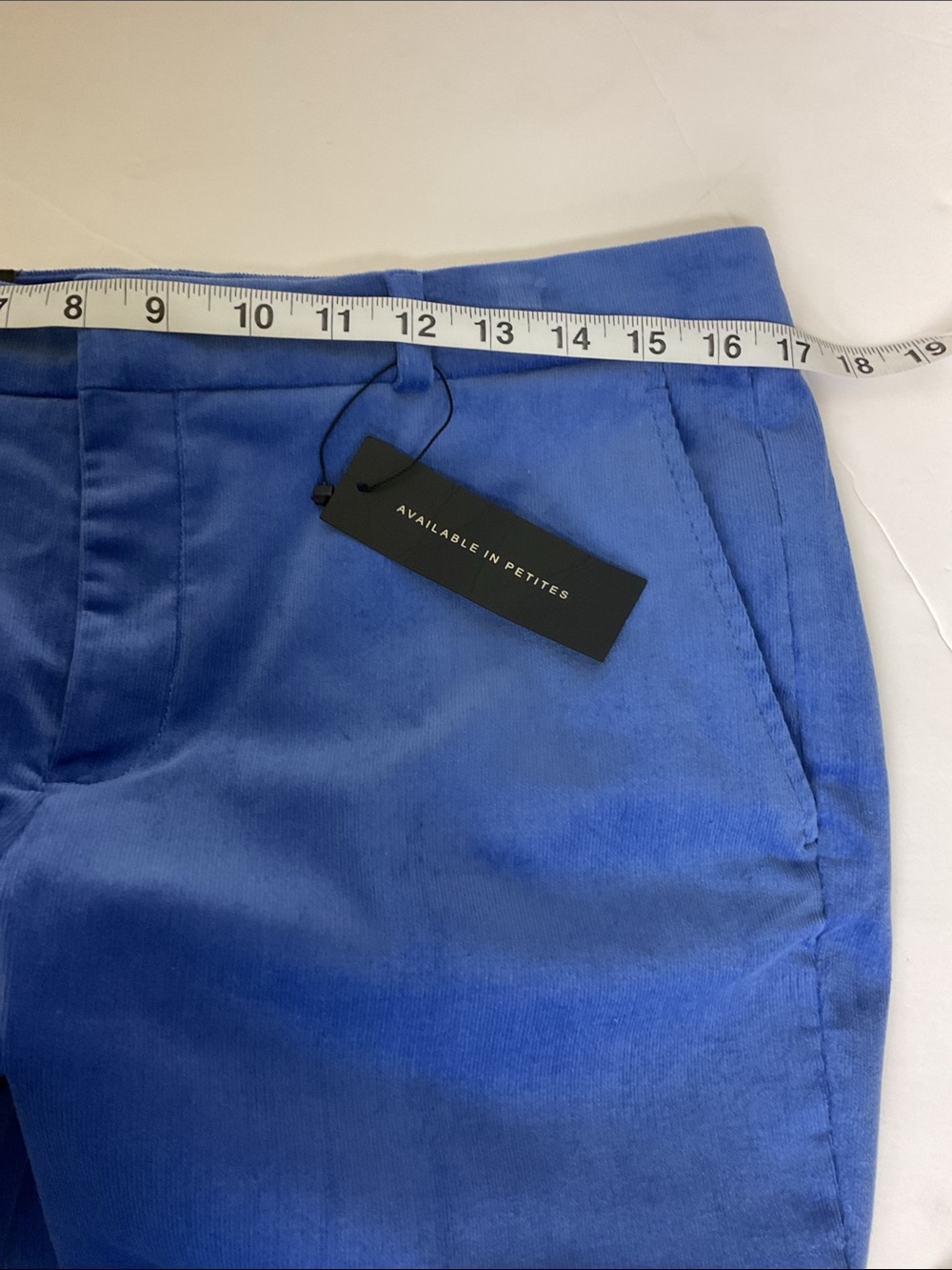 Banana Republic women’s blue Ryan Blue Slim straight fit corduroy pants - Picture 5 of 10